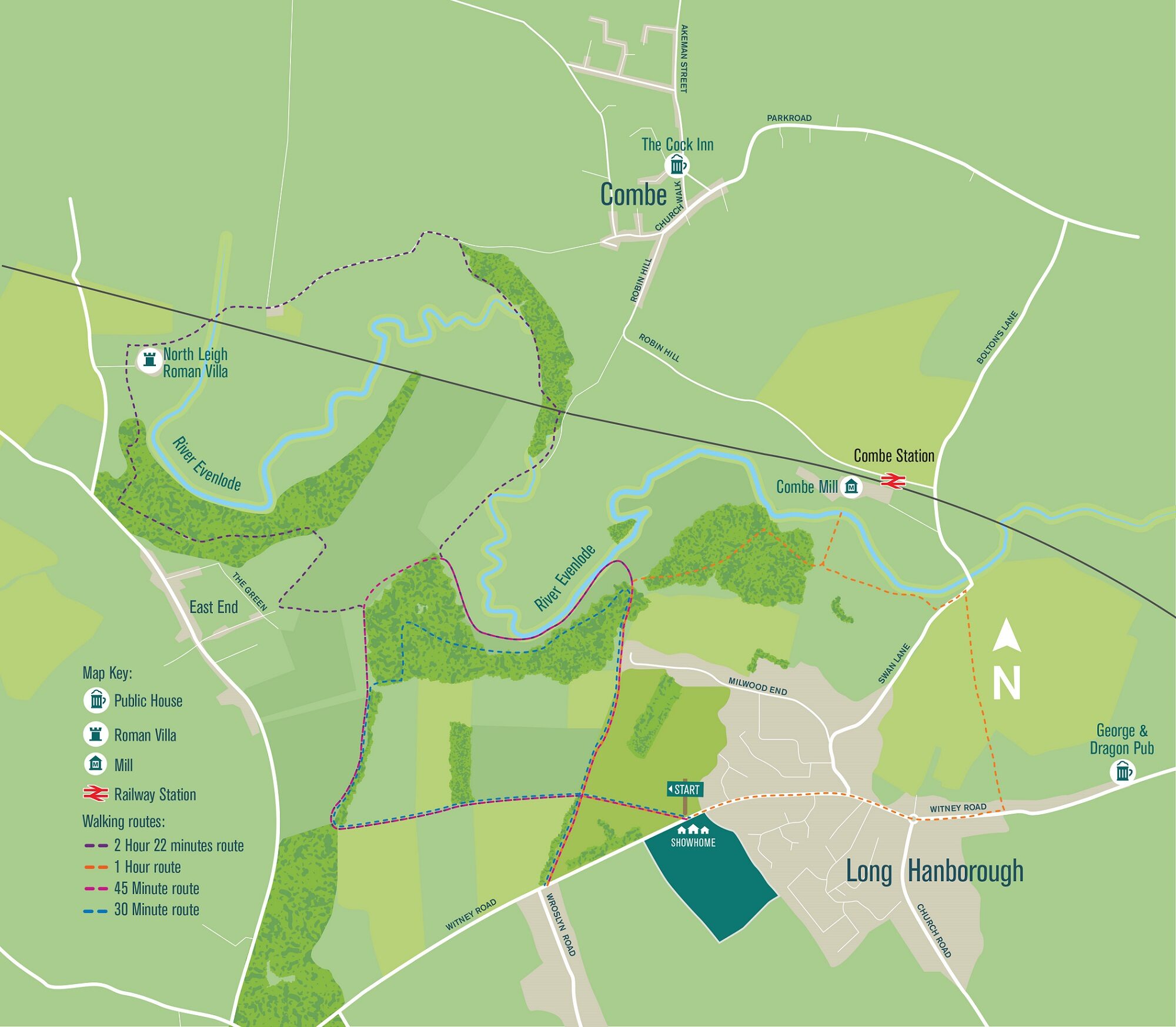 Walks Map